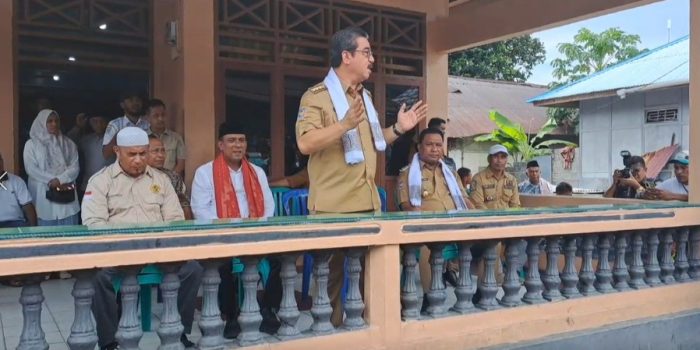 HADIR DI KAILOLO GUBERNUR PASTIKAN PROSES HUKUM AKAN TETAP BERJALAN