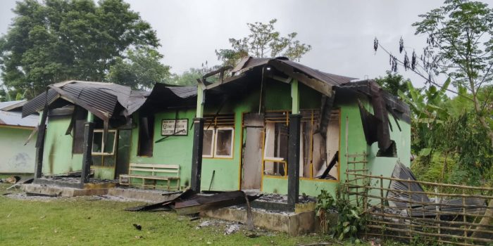 Puskesmas Letman Terbakar, Polres Malra Kejar Pelaku Pembakaran