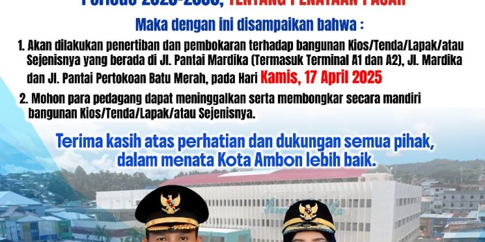 Pemkot Ambon Siap Lakukan Langkah Besar Wujudkan Impian Kota Ambon Raih Adipura