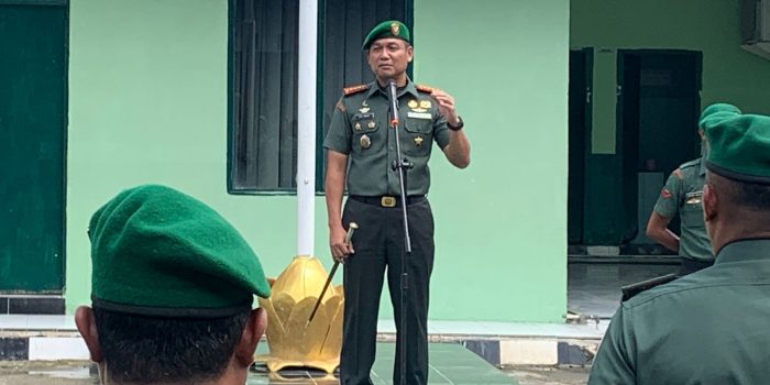 Pimpin Upacara Korp Raport Kenaikan Pangkat, Ini Sambutan Dandim