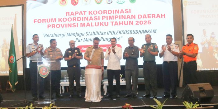 GUBERNUR MALUKU BUKA RAKOR FORKOPIMDA PROVINSI MALUKU TAHUN 2025