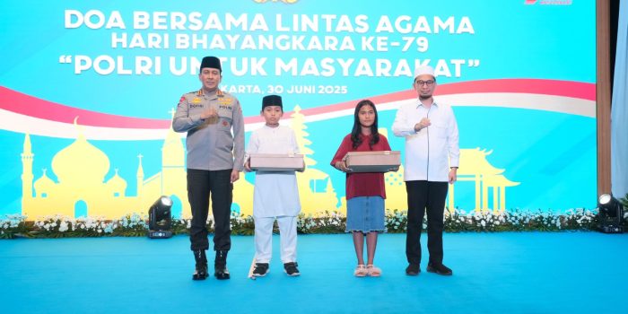 Kebersamaan dalam Doa: Polri Gelar Doa Bersama Lintas Agama Sambut Hari Bhayangkara ke-79