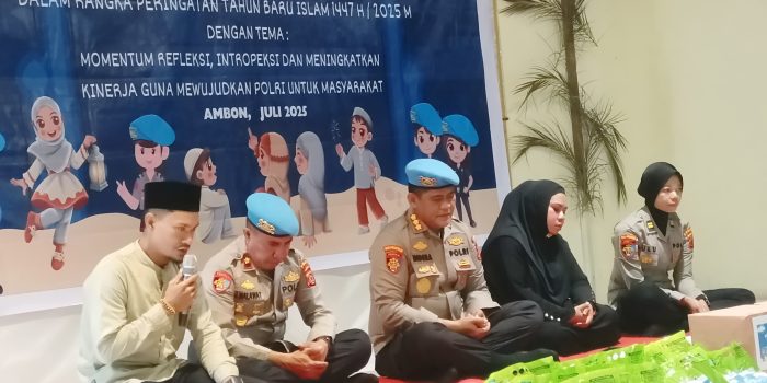 Peringati Tahun Baru Islam 1447 Hijriah Bid Propam Polda Maluku Gelar Doa Bersama Anak Yatim di Yayasan Nurul Ikhlas