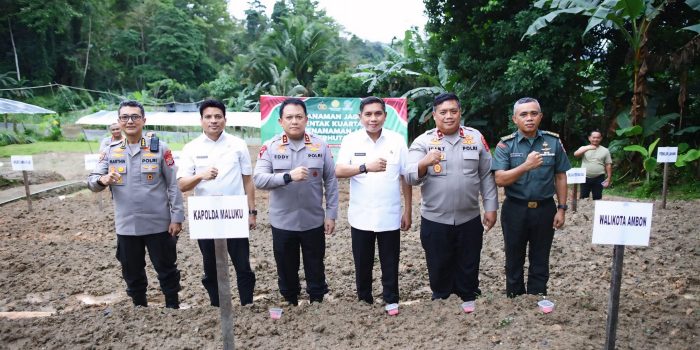 Kapolda Maluku tanam jagung serentak dukung swasembada pangan 2025