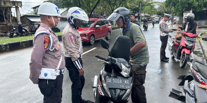 Hari Kedua Operasi Patuh Polda Maluku Tindak dan Edukasi 57 Pelanggar