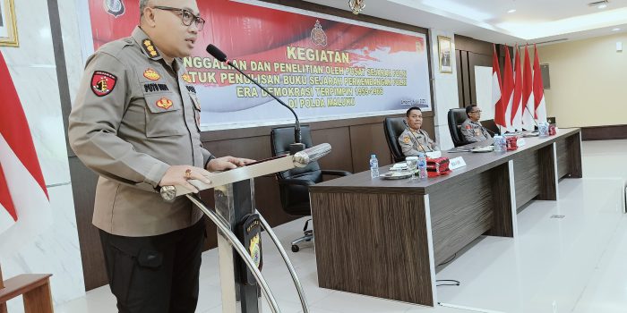 Tim Penggalian dan Peneliti Pusjarah Polri Kunjungi Polda Maluku