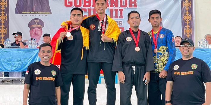 Prajurit Jalasena Lantamal IX Ambon Kembali Ukir Prestasi Membanggakan di Ajang Kejuaraan Pencak Silat Gubernur Cup III Tahun 2025