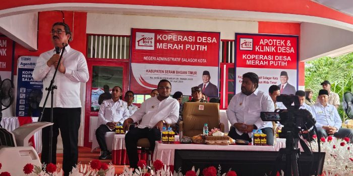 Hadiri Daring Peluncuran Koperasi Merah Putih oleh Presiden Gubernur : Dukung SBT sebagai Ikon Industri Sagu Nasional