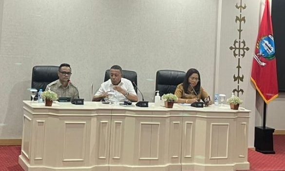 Pemerintah kota Ambon Menggelar Rapat Koordinasi Evaluasi Penanggulangan Bencana