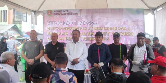 Memeriahkan HUT RI dan HUT Provinsi ke-80, Wagub Ajak ASN/Non ASN dan TNI – Polri Kerja Bhakti Massal