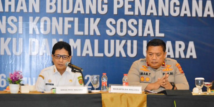 Perkuat Stabilitas Kawasan Timur, Wakapolda Maluku Rakor Penanganan Konflik Sosial Bersama Kemenko Polkam