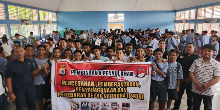 Ops Antik, Polda Maluku Sosialisasi Bahaya Narkoba di SMK Negeri 4 Ambon