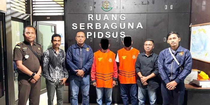 Polres Tanimbar Serahkan Dua Tersangka Kasus Dugaan Korupsi Dana Desa Ridool ke JPU