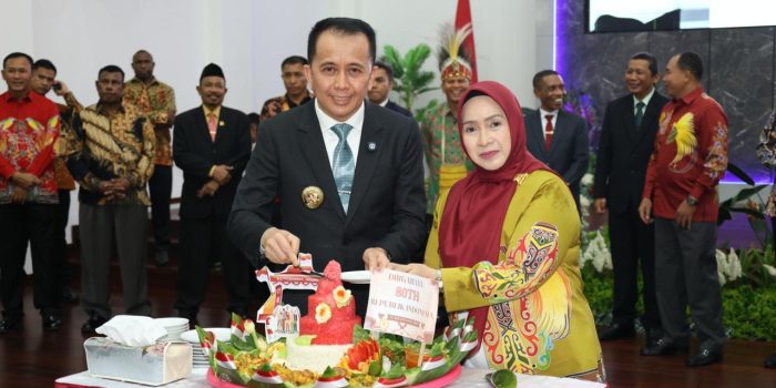 Hadiri Resepsi Kenegaraan, Pj Gubernur Agus Fatoni: Jadikan Momen Refleksi Kita Semua