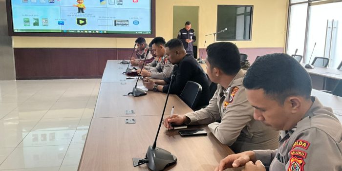 Dorong Modernisasi Kehumasan Polri, Polda Maluku Gelar Sosialisasi PoliceTube Kepada PPID Satker