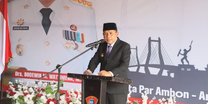 Walikota Ambon Bodewin Wattimena Lantik 7 Pejabat Pimpinan Tinggi Pratama