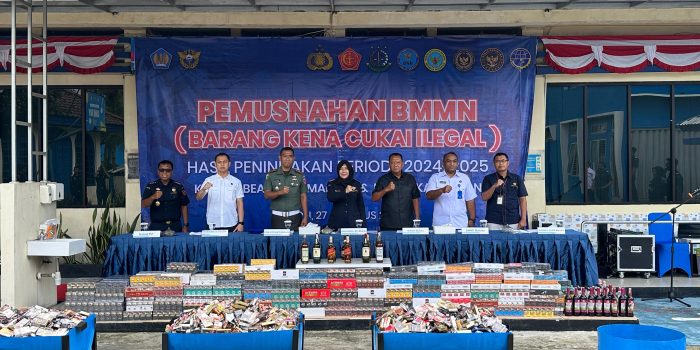 Bea Cukai Maluku Musnahkan Rokok dan Miras Ilegal Rp 273 Juta