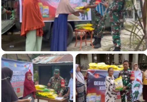 Sambut HUT RI Ke-80, Kodim 1504/Ambon Gelar Kegiatan Gerakan Pangan Murah Untuk Masyarakat