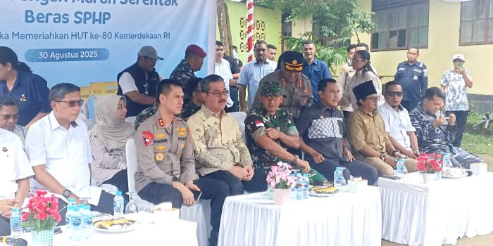 Gubernur Maluku Ikuti Vicon Gerakan Pangan Murah Serentak di 7.285 Kecamatan se-Indonesia