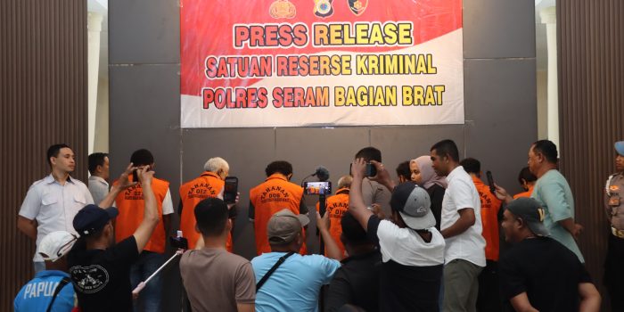 Ungkap  Kasus  Pencabulan  Dan Eksploitasi Anak Di Bawah Umur POLRES SBB Tetapkan 7 Tersangka