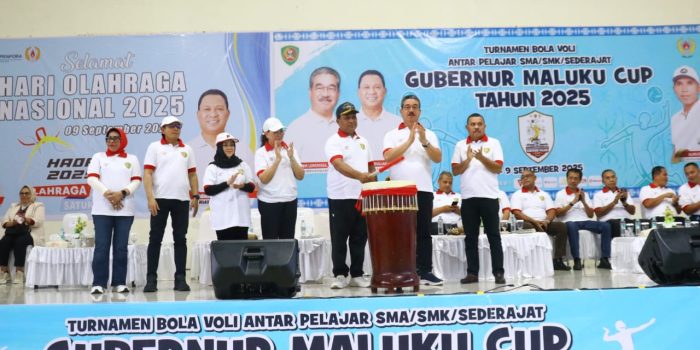 Gubernur Hadiri Puncak Peringatan Haornas dan Tutup Turnamen Voli Pelajar