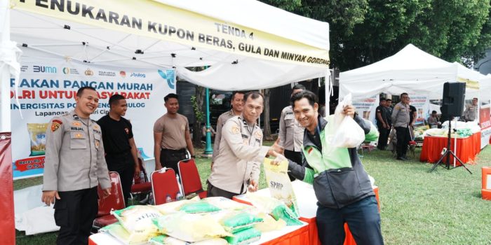Polri Gelar Gerakan Pangan Murah di Jakarta Timur