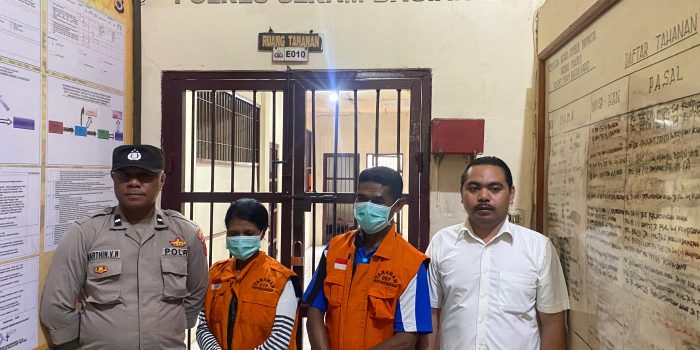 POLRES SERAM BAGIAN BARAT TETAPKAN DUA TERSANGKA KASUS KORUPSI ADD DAN DD DI DESA MANUSA