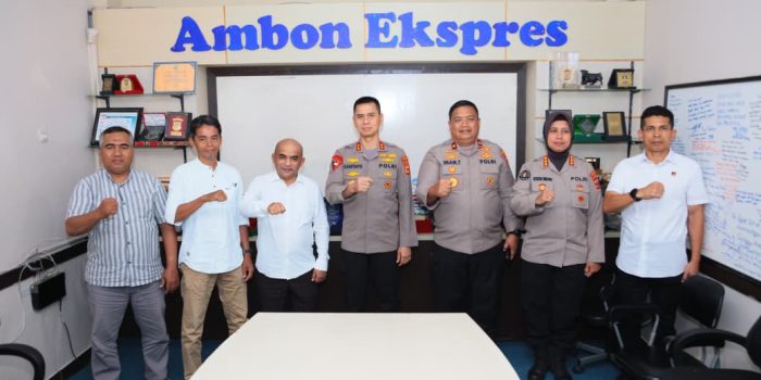 Safari Kamtibmas Dengan Media, Polda Maluku Jalin Sinergi dengan Ambon Ekspres, Kapolda Dorong Kemitraan Strategis untuk Jaga Kamtibmas