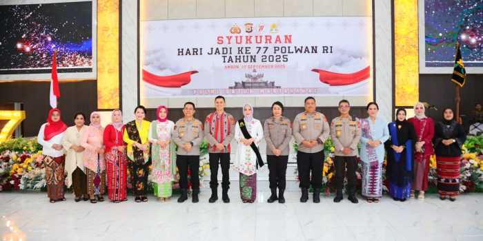 Syukuran HUT Ke-77 Polwan, Kapolda Maluku: Jadi Polwan yang Ramah, Sabar dan Bertanggungjawab Melayani Masyarakat