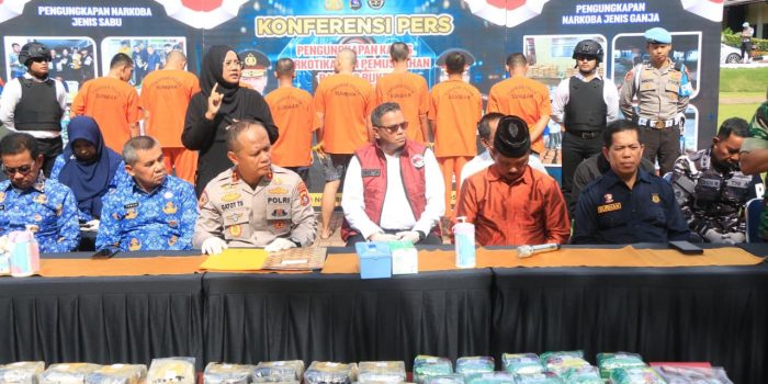 Polisi Bongkar 37 Kasus Narkoba, Sita 50 Kg Sabu dan 49 Kg Ganja di Sumbar