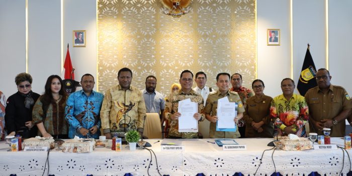 Pemprov Papua Teken MoU dengan DPD RI Terkait Percepatan Pembangunan Kantor