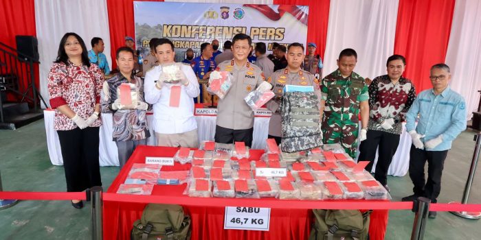 Polisi Gagalkan Penyelundupan 46,7 Kg Sabu di Kalteng, 885 Ribu Jiwa Terselamatkan