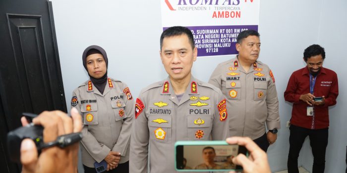 Kapolda Maluku Jalin Silaturahmi Kamtibmas dengan Media Kompas