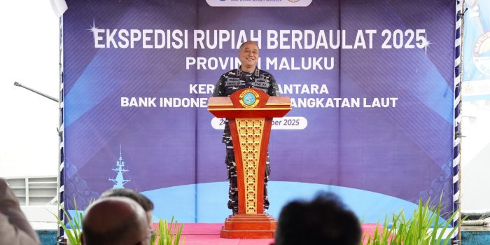 DITENGAH GUYURAN HUJAN, DANKODAERAL IX MELEPAS TIM EKSPEDISI RUPIAH BERDAULAT*