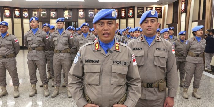 Mengemban Misi Perdamaian: Pelepasan Satgas FPU 7 MINUSCA oleh Polri