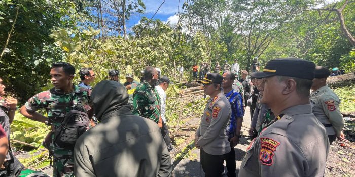 Polres SBB Pastikan Kamtibmas Tetap Kondusif Pasca Aksi Pemalangan Jalan oleh Warga Kaibobu