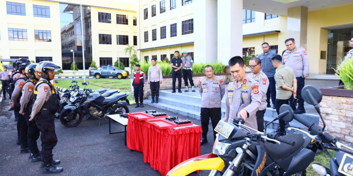 Cek Kesiapan Patroli Personel Dit Samapta Polda Maluku dan Polresta Ambon, Ini Penekanan Kapolda