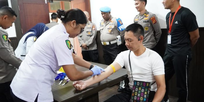 Seleksi Sespimen Polri 2026, Delapan Pamen Polda Maluku Jalani Tes Kesehatan