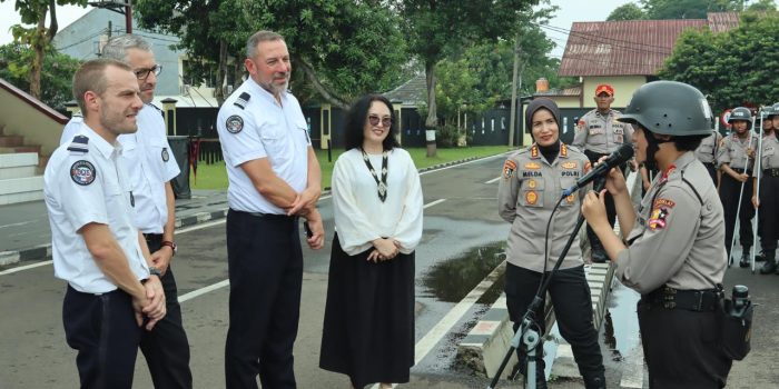 Kunjungan Delegasi Kepolisian Prancis Perkuat Kerja Sama dan Motivasi Calon Bintara Polwan*