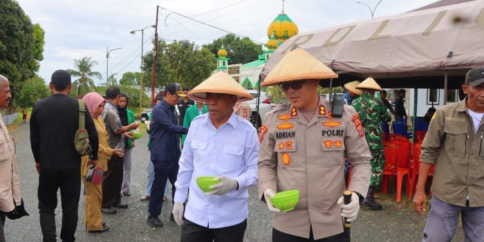 Dukung Swasembada Pangan 2025 Kapolres Tual dan Wakil Walikota Tanam Jagung Serentak