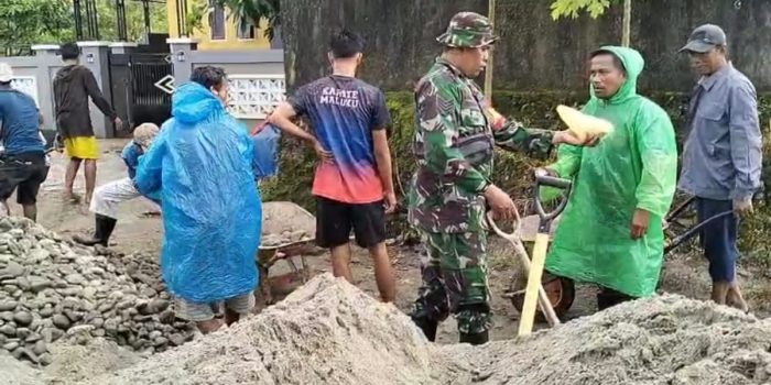 Antusias Masyarakat Menyambut TMMD Ke 126 Kodim 1504/Ambon