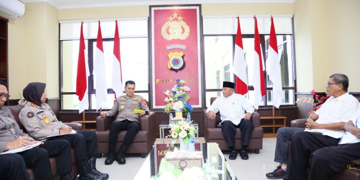 Terima Kunjungan FKUB Maluku, Kapolda Ajak Semua Elemen Perkuat Kerukunan, Kesadaran Hukum, dan Jaga Kamtibmas