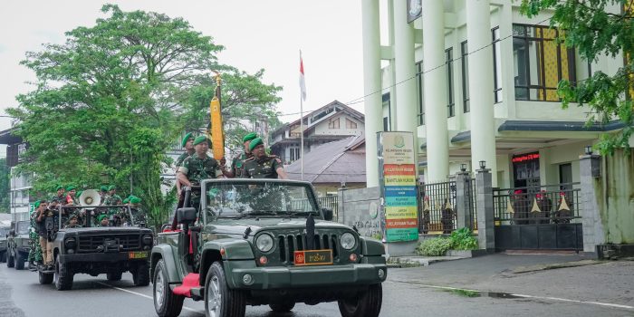 Pangdam XV/Pattimura Pimpin Penyambutan dan Penyerahan Penghargaan Samkarya Nugraha Kodim 1504/Ambon