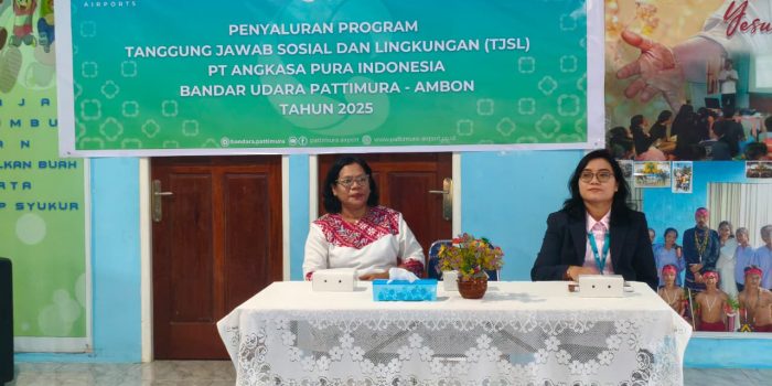 BANDARA PATTIMURA SALURKAN BANTUAN PROGRAM TJSL INJOURNEY AIRPORTS REVITALISASI RUMAH IBADAH KE MASJID AL-ZAM ZAM DAN GEREJA GPM LANUD PATTIMURA