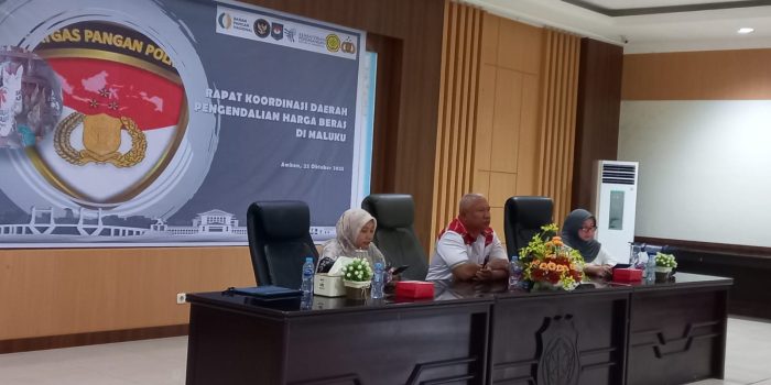 Polda Maluku Gelar Rakorda Satgas Pengendalian Beras: Tegaskan Pengawasan dan Tindakan Tegas Terukur Terhadap Pelanggar HET