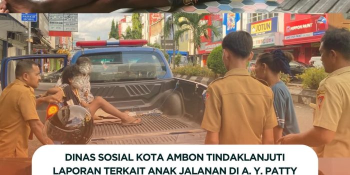 Dinsos Ambon Tindaklanjuti Anak Jalanan Tidur di Emperan AY Patty, Kembalikan ke Orang Tua Usai Dibina