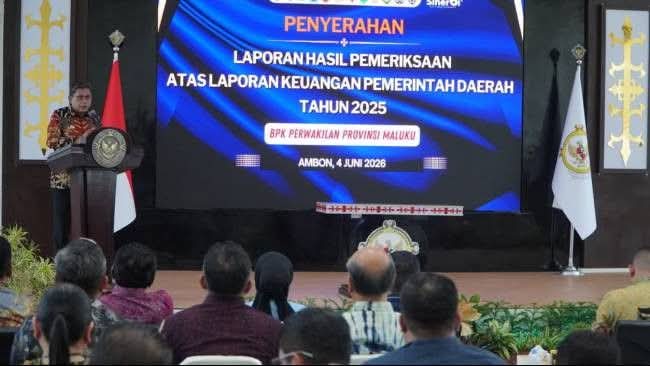 Pemkot Ambon Raih Opini WTP atas LKPD 2025, Akhiri Tren Disclaimer 3 Tahun Berturut-turut