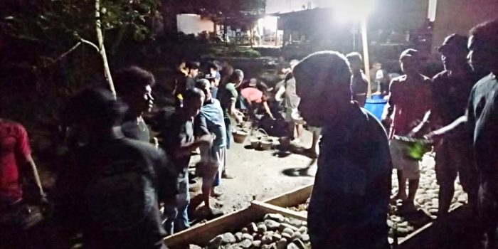 Waktu Cuaca Medan Bukan Hambatan Bagi Satgas TMMD 126 Kodim 1504/Ambon*
