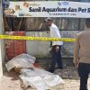 Mayat laki-laki Tanpa Identitas Di Temukan  Depan Toko Sanil Aquarium dan Pet Shop, Jalan Telukabessy,