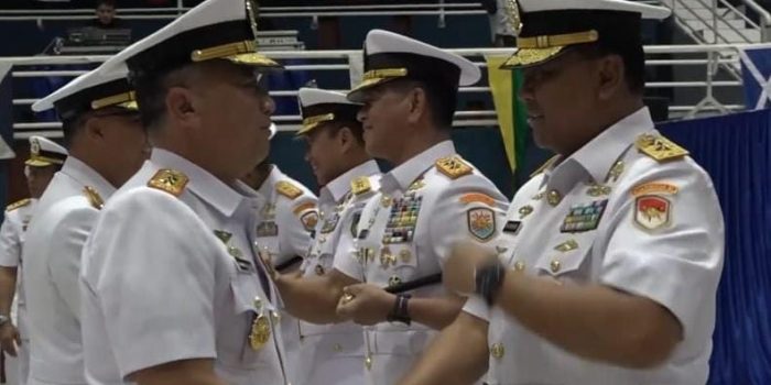 DANKODAERAL IX AMBON HADIRI UPACARA SERTIJAB KAS KOARMADA RI, PANGKOARMADA I DAN PANGKOARMADA III